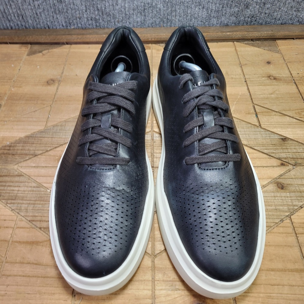 Cole Haan Grand Pro Rally Men's 12 Laser Cut Black C31219 Sneakers Shoes - Picture 3 of 14